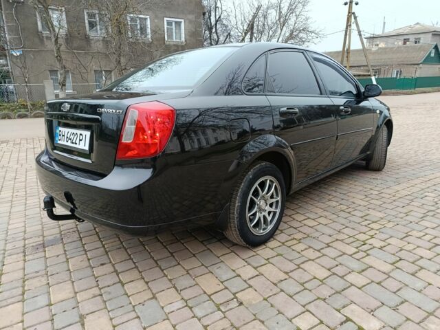 Черный Шевроле Лачетти, объемом двигателя 1.8 л и пробегом 197 тыс. км за 4350 $, фото 1 на Automoto.ua