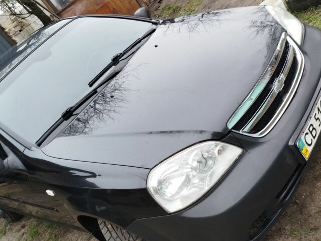 Черный Шевроле Лачетти, объемом двигателя 1.6 л и пробегом 270 тыс. км за 3350 $, фото 1 на Automoto.ua