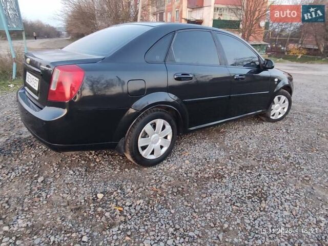 Черный Шевроле Лачетти, объемом двигателя 1.8 л и пробегом 244 тыс. км за 4200 $, фото 7 на Automoto.ua