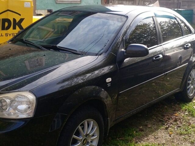 Черный Шевроле Лачетти, объемом двигателя 1.8 л и пробегом 294 тыс. км за 4000 $, фото 3 на Automoto.ua