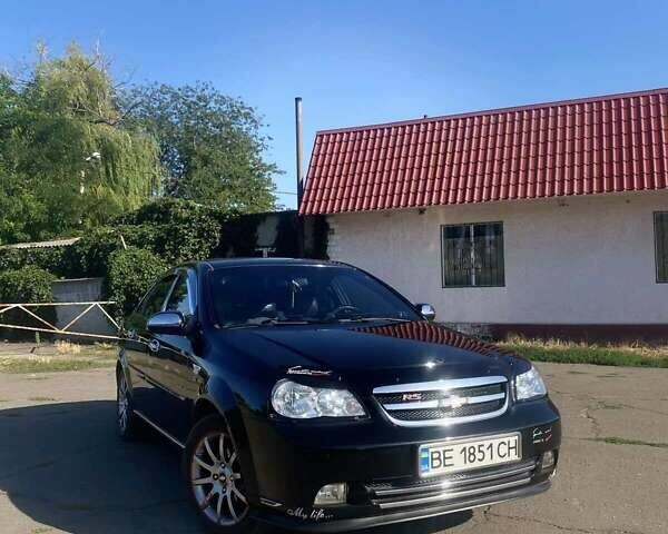 Черный Шевроле Лачетти, объемом двигателя 1.6 л и пробегом 156 тыс. км за 6100 $, фото 1 на Automoto.ua
