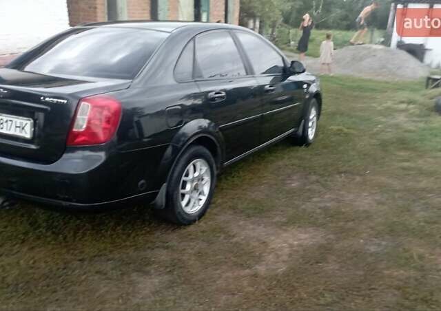 Чорний Шевроле Лачетті, об'ємом двигуна 1.8 л та пробігом 215 тис. км за 5200 $, фото 1 на Automoto.ua