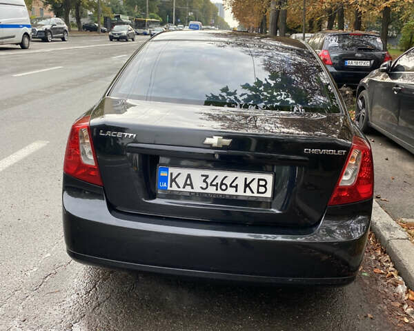 Черный Шевроле Лачетти, объемом двигателя 1.8 л и пробегом 200 тыс. км за 4800 $, фото 2 на Automoto.ua