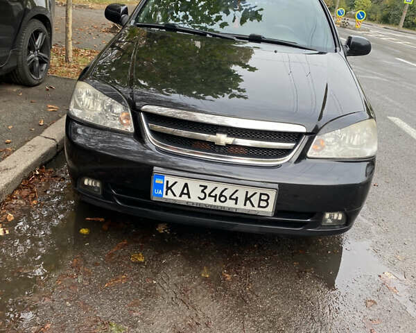 Черный Шевроле Лачетти, объемом двигателя 1.8 л и пробегом 200 тыс. км за 4800 $, фото 3 на Automoto.ua