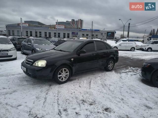 Черный Шевроле Лачетти, объемом двигателя 1.8 л и пробегом 267 тыс. км за 4200 $, фото 2 на Automoto.ua