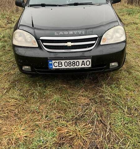 Черный Шевроле Лачетти, объемом двигателя 1.8 л и пробегом 235 тыс. км за 3300 $, фото 2 на Automoto.ua
