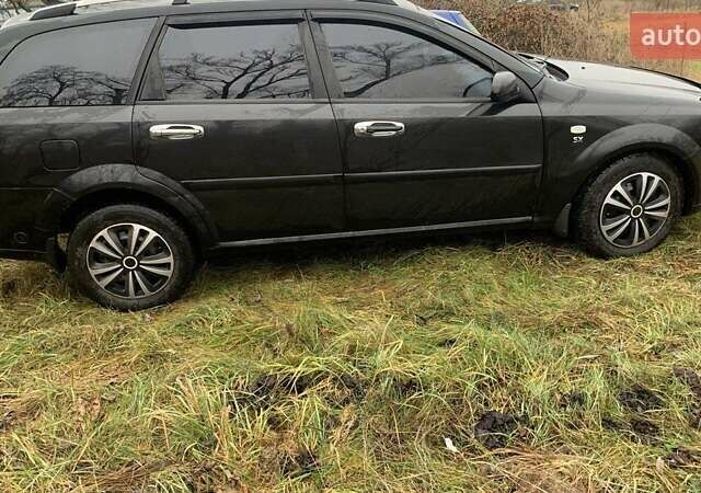 Черный Шевроле Лачетти, объемом двигателя 1.8 л и пробегом 235 тыс. км за 3300 $, фото 4 на Automoto.ua