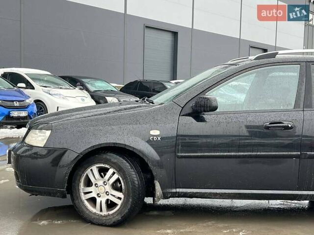 Черный Шевроле Лачетти, объемом двигателя 1.8 л и пробегом 293 тыс. км за 4190 $, фото 2 на Automoto.ua