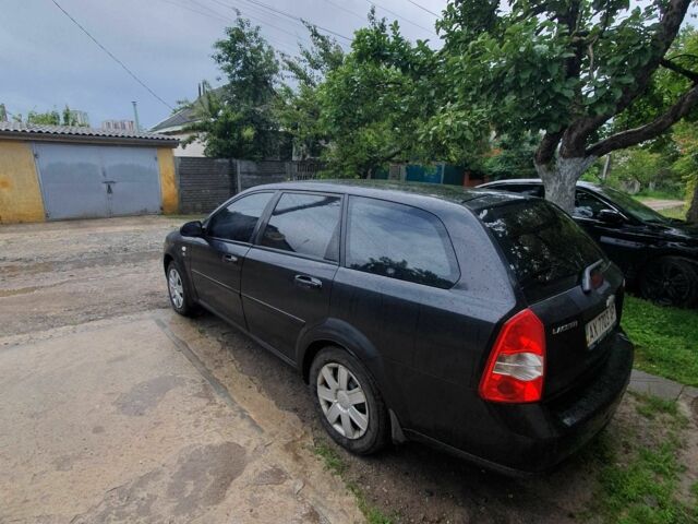 Черный Шевроле Лачетти, объемом двигателя 1.8 л и пробегом 340 тыс. км за 3250 $, фото 2 на Automoto.ua
