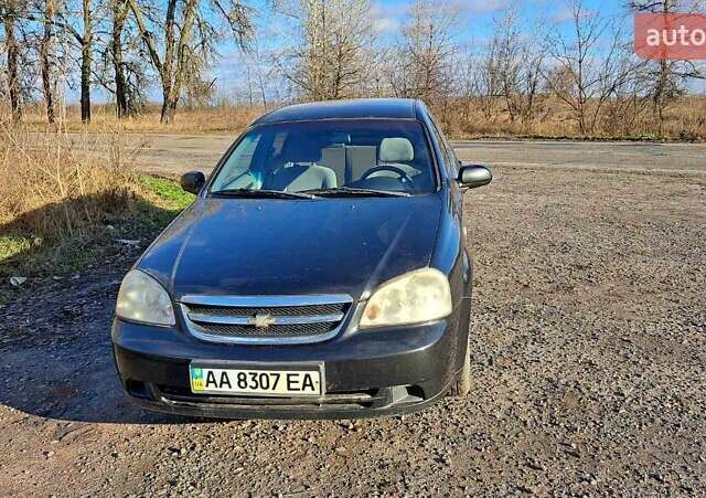 Чорний Шевроле Лачетті, об'ємом двигуна 1.8 л та пробігом 220 тис. км за 5500 $, фото 1 на Automoto.ua