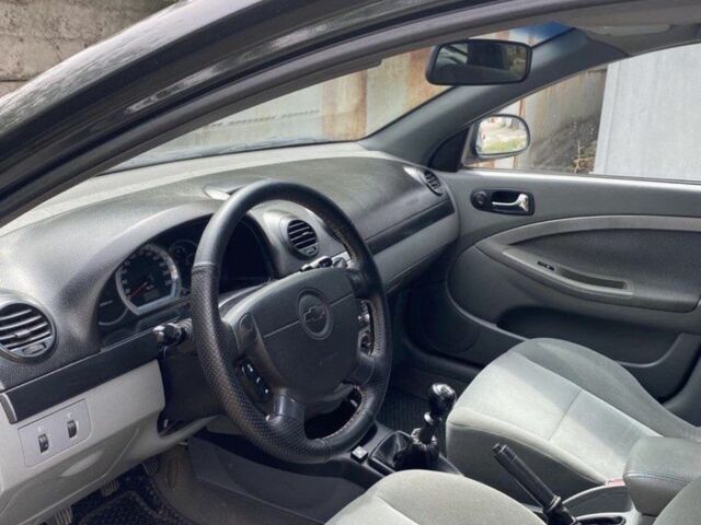 Черный Шевроле Лачетти, объемом двигателя 1.6 л и пробегом 197 тыс. км за 4600 $, фото 3 на Automoto.ua