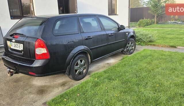 Черный Шевроле Лачетти, объемом двигателя 1.8 л и пробегом 280 тыс. км за 3899 $, фото 2 на Automoto.ua