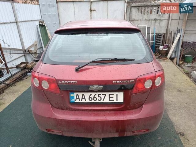 Красный Шевроле Лачетти, объемом двигателя 1.6 л и пробегом 230 тыс. км за 3200 $, фото 1 на Automoto.ua