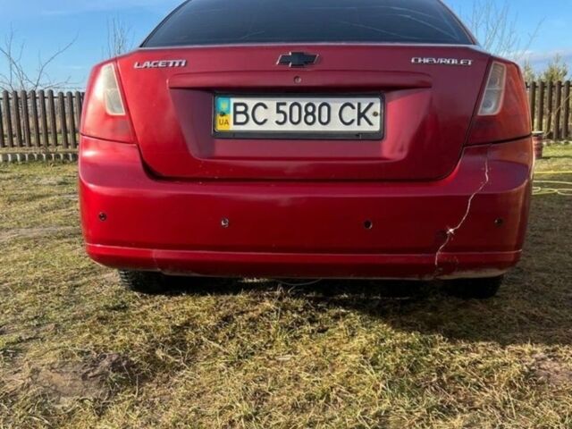 Красный Шевроле Лачетти, объемом двигателя 1.8 л и пробегом 328 тыс. км за 1800 $, фото 6 на Automoto.ua