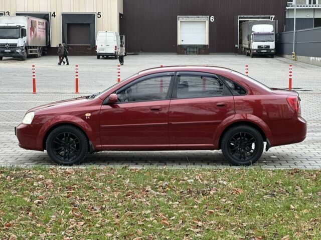 Красный Шевроле Лачетти, объемом двигателя 1.8 л и пробегом 230 тыс. км за 3550 $, фото 5 на Automoto.ua