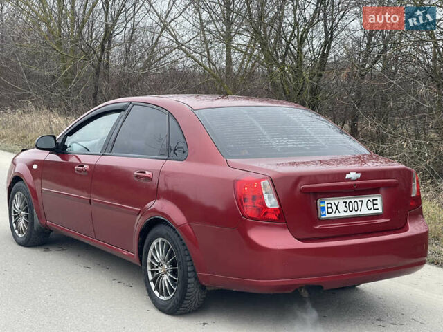 Красный Шевроле Лачетти, объемом двигателя 1.6 л и пробегом 223 тыс. км за 3700 $, фото 14 на Automoto.ua