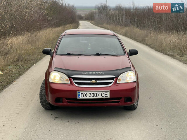 Красный Шевроле Лачетти, объемом двигателя 1.6 л и пробегом 223 тыс. км за 3700 $, фото 3 на Automoto.ua