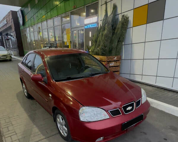 Красный Шевроле Лачетти, объемом двигателя 1.8 л и пробегом 156 тыс. км за 2999 $, фото 1 на Automoto.ua