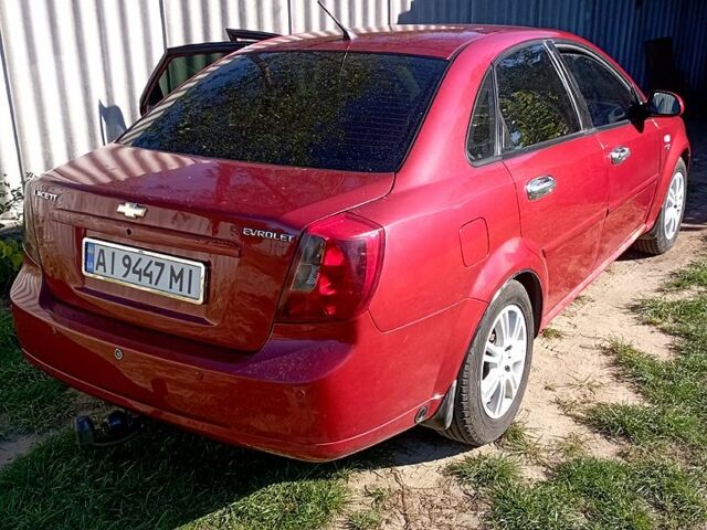 Красный Шевроле Лачетти, объемом двигателя 1.8 л и пробегом 247 тыс. км за 4800 $, фото 4 на Automoto.ua