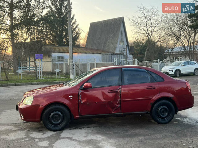 Красный Шевроле Лачетти, объемом двигателя 1.8 л и пробегом 305 тыс. км за 1850 $, фото 6 на Automoto.ua