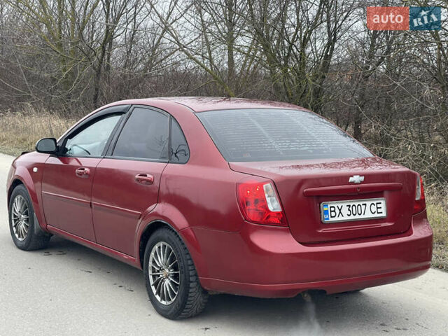 Красный Шевроле Лачетти, объемом двигателя 1.6 л и пробегом 223 тыс. км за 3700 $, фото 12 на Automoto.ua