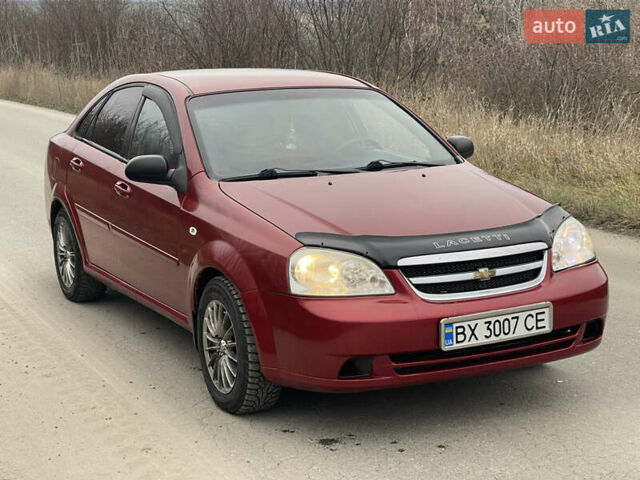 Красный Шевроле Лачетти, объемом двигателя 1.6 л и пробегом 223 тыс. км за 3700 $, фото 10 на Automoto.ua