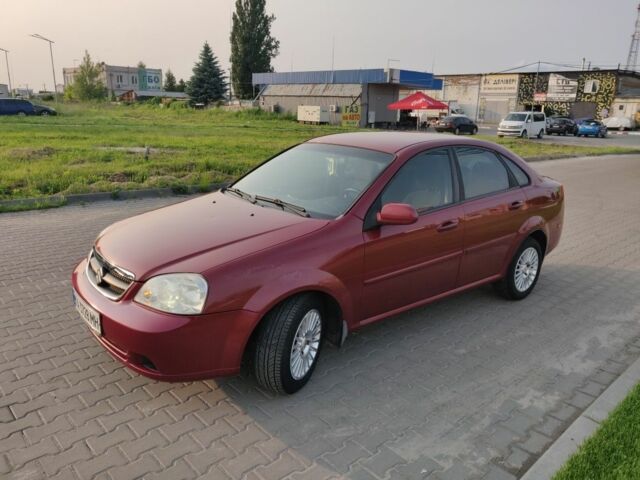 Червоний Шевроле Лачетті, об'ємом двигуна 2 л та пробігом 190 тис. км за 3800 $, фото 1 на Automoto.ua