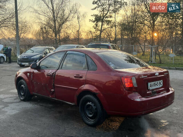 Красный Шевроле Лачетти, объемом двигателя 1.8 л и пробегом 305 тыс. км за 1850 $, фото 5 на Automoto.ua