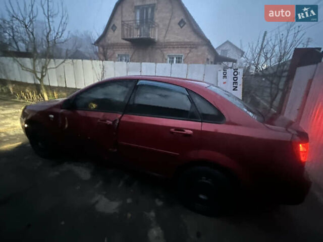 Красный Шевроле Лачетти, объемом двигателя 1.8 л и пробегом 305 тыс. км за 1850 $, фото 6 на Automoto.ua