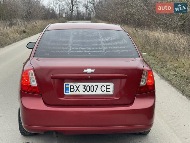 Красный Шевроле Лачетти, объемом двигателя 1.6 л и пробегом 223 тыс. км за 3700 $, фото 17 на Automoto.ua