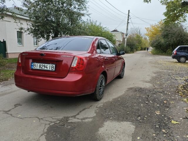 Красный Шевроле Лачетти, объемом двигателя 1.6 л и пробегом 231 тыс. км за 3400 $, фото 3 на Automoto.ua