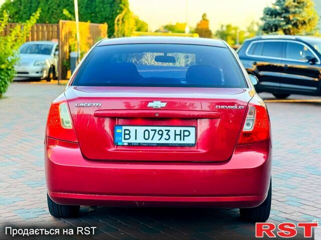 Красный Шевроле Лачетти, объемом двигателя 1.8 л и пробегом 195 тыс. км за 4300 $, фото 6 на Automoto.ua
