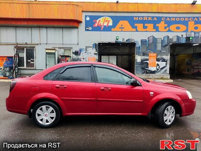 Червоний Шевроле Лачетті, об'ємом двигуна 1.6 л та пробігом 224 тис. км за 3700 $, фото 2 на Automoto.ua