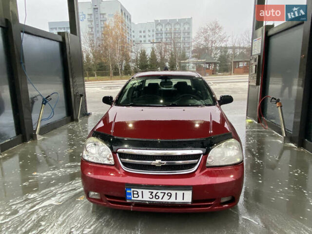 Красный Шевроле Лачетти, объемом двигателя 1.6 л и пробегом 225 тыс. км за 2900 $, фото 3 на Automoto.ua