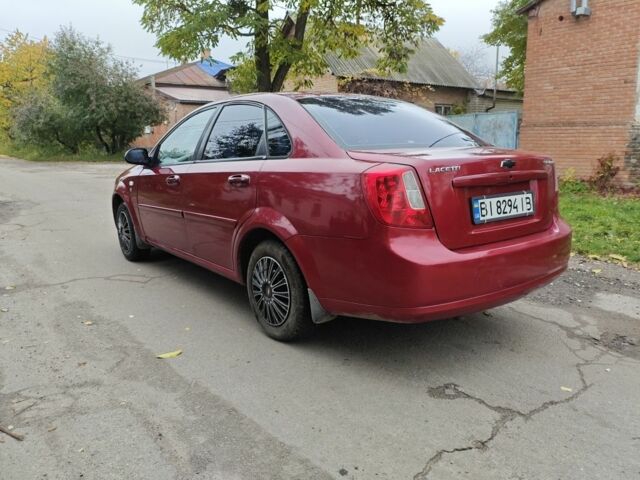 Красный Шевроле Лачетти, объемом двигателя 1.6 л и пробегом 231 тыс. км за 3400 $, фото 4 на Automoto.ua