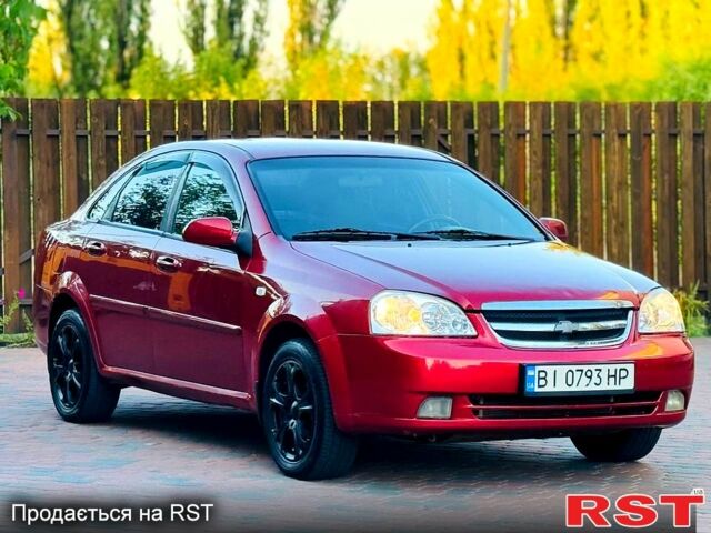 Красный Шевроле Лачетти, объемом двигателя 1.8 л и пробегом 195 тыс. км за 4300 $, фото 3 на Automoto.ua