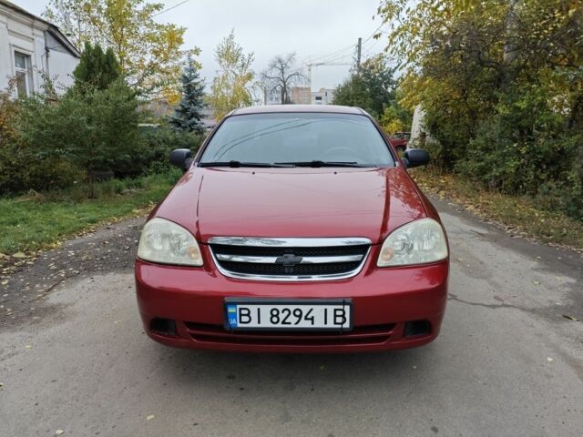 Красный Шевроле Лачетти, объемом двигателя 1.6 л и пробегом 231 тыс. км за 3400 $, фото 1 на Automoto.ua