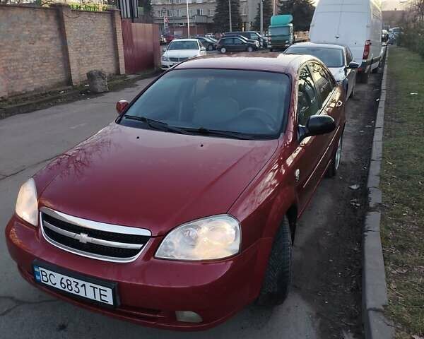 Красный Шевроле Лачетти, объемом двигателя 1.8 л и пробегом 281 тыс. км за 3600 $, фото 1 на Automoto.ua