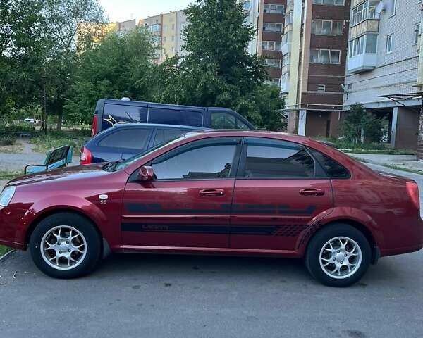 Красный Шевроле Лачетти, объемом двигателя 1.6 л и пробегом 149 тыс. км за 4550 $, фото 10 на Automoto.ua
