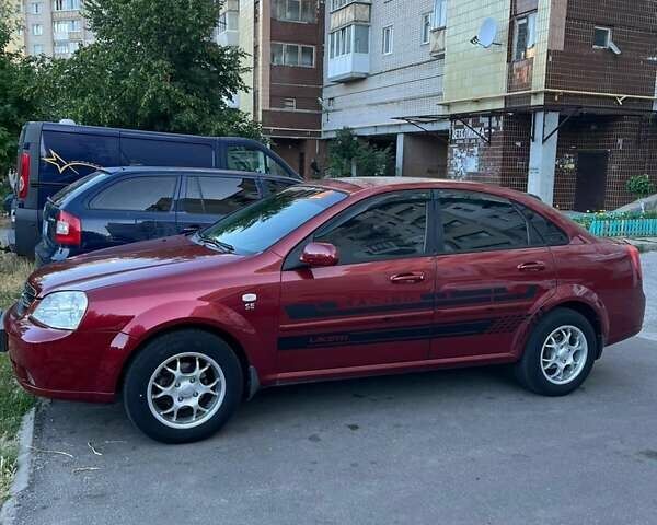 Красный Шевроле Лачетти, объемом двигателя 1.6 л и пробегом 149 тыс. км за 4550 $, фото 9 на Automoto.ua