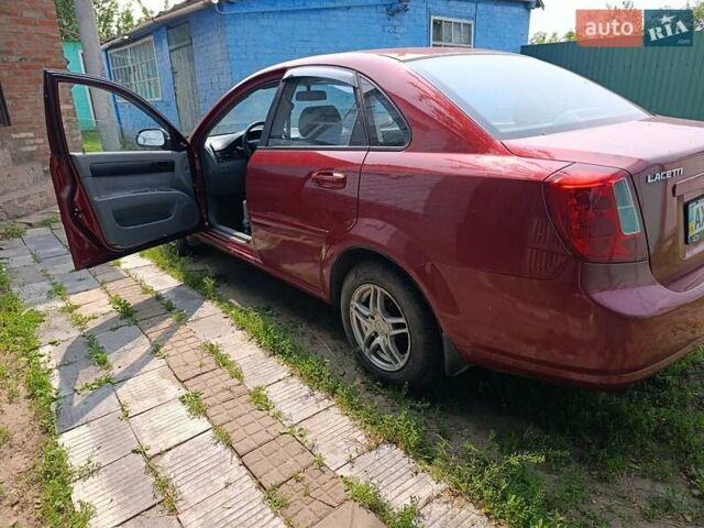 Красный Шевроле Лачетти, объемом двигателя 1.6 л и пробегом 119 тыс. км за 5900 $, фото 1 на Automoto.ua