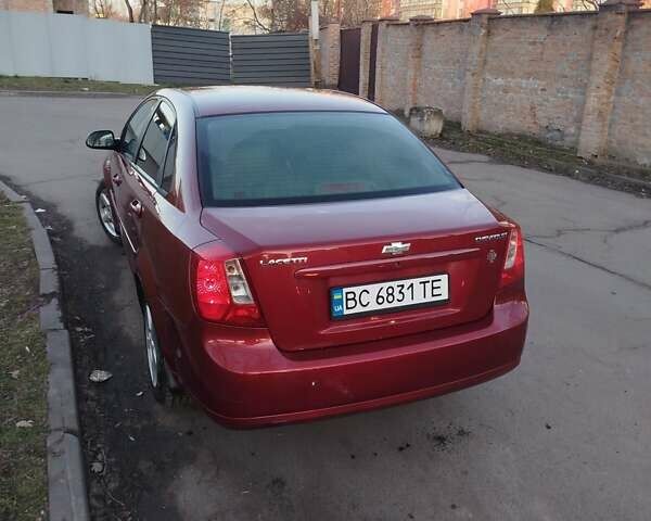 Красный Шевроле Лачетти, объемом двигателя 1.8 л и пробегом 281 тыс. км за 3600 $, фото 3 на Automoto.ua