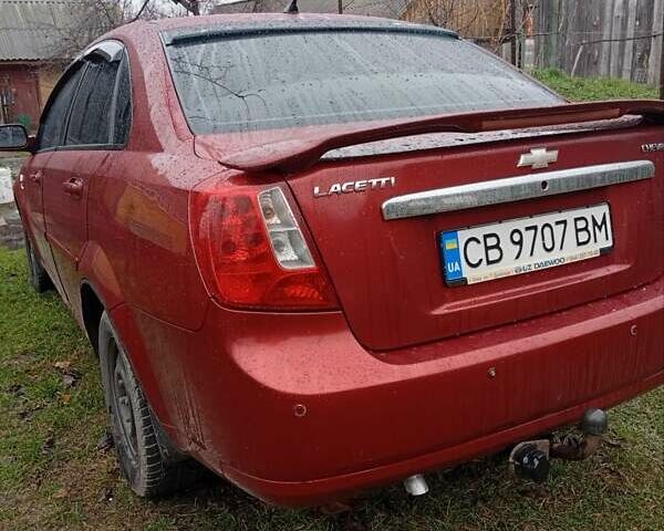Красный Шевроле Лачетти, объемом двигателя 1.8 л и пробегом 290 тыс. км за 4100 $, фото 9 на Automoto.ua