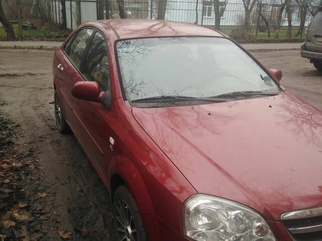 Красный Шевроле Лачетти, объемом двигателя 1.8 л и пробегом 140 тыс. км за 3250 $, фото 1 на Automoto.ua