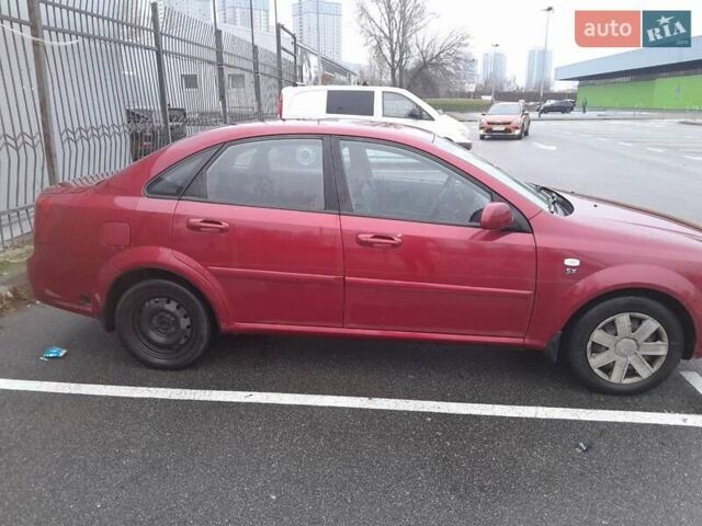 Красный Шевроле Лачетти, объемом двигателя 1.8 л и пробегом 338 тыс. км за 4300 $, фото 5 на Automoto.ua