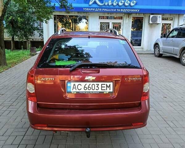 Красный Шевроле Лачетти, объемом двигателя 1.6 л и пробегом 220 тыс. км за 4300 $, фото 7 на Automoto.ua