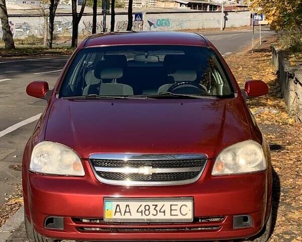 Красный Шевроле Лачетти, объемом двигателя 1.8 л и пробегом 179 тыс. км за 3900 $, фото 1 на Automoto.ua