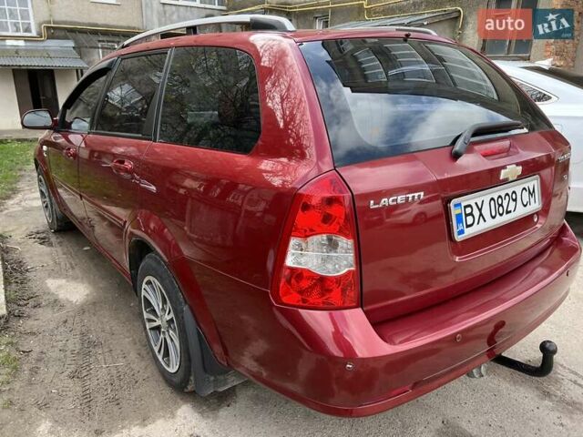 Красный Шевроле Лачетти, объемом двигателя 1.8 л и пробегом 251 тыс. км за 5500 $, фото 6 на Automoto.ua
