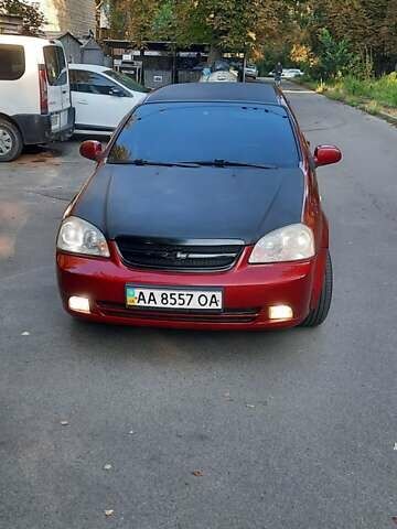 Красный Шевроле Лачетти, объемом двигателя 1.8 л и пробегом 210 тыс. км за 3850 $, фото 5 на Automoto.ua
