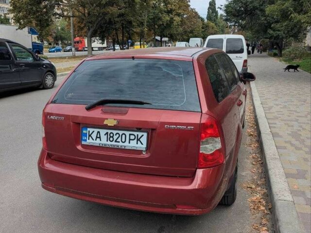 Красный Шевроле Лачетти, объемом двигателя 1.8 л и пробегом 269 тыс. км за 4200 $, фото 1 на Automoto.ua